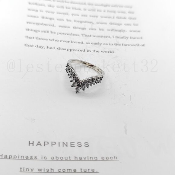 Pandora Princess Wishbone Ring - Picture 5 of 8